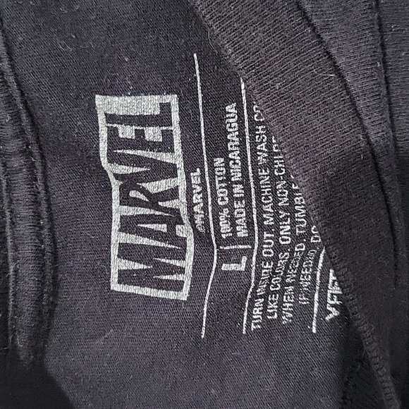 Marble black t shirt size large - Picture 3 of 4